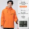 Jaqueta corta-vento outdoor de novo estilo para homens e mulheres, logo personalizado, casaco de inverno de lã, roupa de trabalho de algodão espessa
