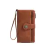 Nova carteira feminina multifuncional, estilo longo, grande capacidade, 21 compartimentos para cartão, bolsa para celular, porta-moedas feminino, fornecimento direto do fabricante