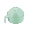 Tigela para Macarrão Instantâneo de Palha de Trigo com Tampa Utensílios de Mesa Tigela para Dormitório de Estudante Conjunto de Hashis, Garfo e Colher Tigela para Macarrão Instantâneo com Tampa