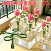 Maceta Hidropónica para Tulipanes, Bola de Plantación de Escritorio para Cultivar Bulbos, Incluye Cesta de Plantación para Cambiar el Agua Fácilmente, Maceta Transparente para Tulipanes