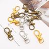 Accesorios DIY Vintage Hecho a Mano Material para Hacer Llavero Aleación Llavero Broche de Langosta Llaves de Coche