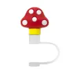 Tapas de Silicona para Popotes de Dibujos Animados Navideños 3D de Gran Venta Transfronteriza en Stock, Tapones a Prueba de Polvo para Vasos de Té de Leche, Cubiertas para Popotes, Accesorios para Popotes