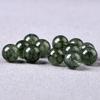Cuentas Sueltas de Cristal Verde Crema Natural para Cabello, Cuentas Espaciadoras para Abalorios Hechos a Mano DIY, Pulsera Multigema, Accesorios de Joyería