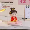 Suporte de Celular de Dama Fofo Suporte Preguiçoso para Mesa Ornamento Criativo Estilo Chinês Decoração de Escritório Presente