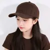 Gorra de Pato Minimalista de Color Sólido Estilo Coreano, Gorra de Béisbol Blanca Deslavada Lisa de Copa Suave, Accesorio para Fotografía de Salidas de Primavera y Verano