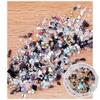 Joyería para uñas Grava de cristal Joker japonés irregular color mágico polarizado piedra de vidrio accesorios para uñas al por mayor