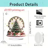 Roda Gigante Árvore de Natal Acrílico Plano 2D Enfeites Decorativos para Casa Sala de Estar Estudo Mesa