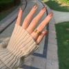 Anillo de lazo de oro arena de Vietnam para mujer anillo retorcido vivo moda simple simple explosión suministro venta al por mayor