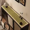 Tapete para Mesa de Aparador Retrô Impermeável e à Prova de Óleo Não Lavável Toalha de Mesa Longa 2025 Novo Tapete Protetor para Bancada de Gabinete de TV