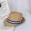 Sombrero de Playa Británico para Caballero Sombrero de Hombre Moda Coreana Jazz Sombrero de Viaje Sombrero de Paja para Traje Sombrero Parasol Verano