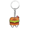 Llavero de Goma Suave de PVC con Forma de Diente Lindo de Venta Caliente Transfronteriza Colgante de Dibujos Animados DIY Llavero de Coche Pequeño Regalo