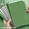 B5 Cuaderno Grueso Morandi Bosque Simple Estudiante Copia Suave A5 Raya Horizontal Página Interior Bloc de Notas Alta Apariencia