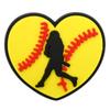 Acessórios de Joalheria para Esportes com Bola Transfronteiriços Decoração Plana Desenho Animado Beisebol Acessórios Criativos DIY Patch Macio de PVC