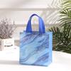 Bolso con patrón de mármol bolsa de compras de tela no tejida Amazon bolsa impermeable para llevar para llevar al por mayor bolsa de embalaje impresa