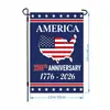 Bandera de Jardín Nueva Transfronteriza Estados Unidos 1776-2026 Conmemorativa Patriota Decoración para Exteriores Bandera del 250º Aniversario de la Fundación del País
