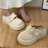 Meias Pantufas Fechadas Estilo Fada com Plataforma e Solado Grosso para Mulheres, Novas Sandálias Mary Jane Birkenstock Primavera e Verão 2026