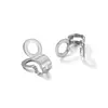 Anillo Doble de Hierro Pieza Cadena de Cuentas Redondas Hebilla Plana Hebilla Deslizante Conector Pulsera Collar Hecho a Mano DIY Accesorios de Joyería Venta al por Mayor