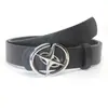 Nuevo Cinturón Retro de Moda Genial Hebilla Metálica Distintivo Simple para Hombre Cinturón Decorativo para Mujer Estilo ins Cinturón de Nicho