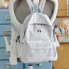 Mochila nueva estilo coreano ins de lunares para niñas, encaje, alto valor estético, gran capacidad, mochila escolar para estudiantes de secundaria, mochila estilo bosque