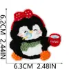 Patches de Pinguim Termocolantes com Textura Macia e Cêrea, com Designs Divertidos para Roupas Infantis, Moletons, Jaquetas e Patches Decorativos Criativos para Malas