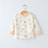 Top para Bebé Puro Algodón Clase A Casual Primavera y Otoño Nuevo Base Ropa de Otoño para Niños y Niñas Ropa de Bebé Ropa Infantil Anyang