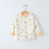 Camisetas para bebé de algodón puro clase A casual primavera y otoño nuevas básicas ropa de otoño niños y niñas ropa de bebé ropa infantil Anyang
