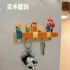 Lindo Gancho para Llaves de Mario para Entrada, Adhesivo, Sin Taladro, Gancho Adhesivo de Fuerte Carga para Colgar Llaves Detrás de la Puerta o en la Entrada