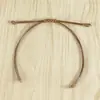 Pulsera semiacabada DIY y cordón de nudo tejido a mano con cuentas y cierre de seguridad, cordón rojo para el año del zodiaco, en stock