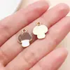 Acessórios para Enfeites DIY de Vegetais Rurais Liga de Zinco Esmalte Gotejado Abóbora Cogumelo Cebola Pimenta Milho Pingente Manual Pulseira