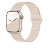 Pulseira de silicone para Apple Watch iWatch 1-9 Geração/SE Pulseira de relógio Ultra com alça magnética de duas cores