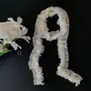 Chica Rosa/Diseño Original Encaje Bufanda Larga de Seda Cinta para el Cuello Coleta Primavera/Verano Nueva Bufanda Estrecha para el Cuello