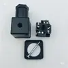 Válvula Solenoide Hidráulica de Pulso Din43650A Conector de Caixa de Junção Plugue Luz LED Transparente 2+1Terra 3+1Terra