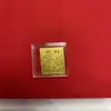Adesivo de Celular Shuibeicai Ouro 999 Ouro Puro Princesa Por Favor Enriqueça Gato da Sorte Folha de Ouro Puro Venda Direta da Fábrica