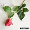 Flor artificial de rosa hidratante ao toque, haste única, rosa de Dia dos Namorados, decoração de casa, presente de Dia dos Namorados, botão de rosa