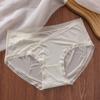 Roupa Íntima de Seda Gelada para Gestantes Fina Respirável Sem Marcas Cintura Baixa Suporte Abdominal Tamanho Plus Gravidez Inicial, Média e Final Algodão Puro Forro Antibacteriano
