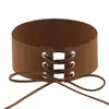 Ventas Directas de Fábrica Personalidad Sencilla Exagerado Punk Sexy Divertido Collar de Bondage Cadena de Cuello Atada Correa para el Cuello Collar para la Clavícula
