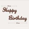 Corea del Sur ins simple fieltro marrón tela no tejida Digital Decoración de cumpleaños de bebé pastel decorativo para niños