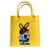 Padrão de Bolsa de Feltro com Carimbos de Desenho Animado Bolsa de Desenho Animado Bolsa de Feltro Logotipo Imprimível Bolsa de Mão