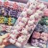 Lindo Unicornio Arcoíris Orejas de Gato Rosas Lingna Belle Dibujos Animados Peluche Infantil Pasador para el Cabello Niña Pasador Lateral Pasador