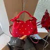 Bolsa de Nuvem Plissada de Bolinhas Estilo Ins Coreano de Alto Valor Mulheres 2026 Nova Bolsa de Ombro Transversal Simples Estilosa