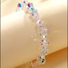 Nova Pulseira Borboleta Flash Design Nicho Estilo Coreano Ins Pulseira Feminina Distintiva Fresca Joias de Cristal de Imitação de Vidro