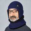 Gorro de Invierno para Hombres de Mediana Edad y Ancianos, Invierno con Forro Polar Cálido Grueso con Protección para las Orejas Papá Abuelo Gorro de Lana Tejido