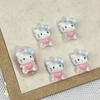 Hielo a través de la playa Dibujos animados de Hello Kitty Accesorios para uñas Hawái Lindo Gafas estéreo Gato KT Oso Accesorios para uñas