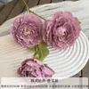 Flores Artificiales de Peonía Estilo Coreano para Decoración de Interiores del Hogar, Escaparates, Decoraciones de Pasillos de Bodas, Flores Falsas