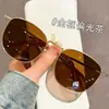 Gafas de sol polarizadas anti-UV de alta definición para mujer, sensación de alta gama, montura grande, estilo 'old money', gafas de sol redondas, protección solar UV400