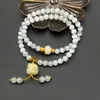 Nova Moda Simples Pulseira Gatinho com Acessórios de Bodhi, Pulseira de Camada Dupla para Mulheres, Elegante Pulseira Presente Atacado