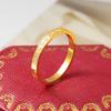 Europa y Estados Unidos explosiones transfronterizas anillo de diamantes CNC ocho diamantes acero titanio chapado en oro de 18k anillo de comida viento frío para mujer