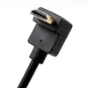 Cable HDMI de Alta Definición Angulado Arriba-Abajo-Izquierda-Derecha Chapado en Oro Curvado de 90 Grados 4K Monitor de Computadora Decodificador Proyector Cobre Puro