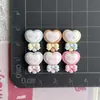 Mini Brillo Corazón Estrella de Cinco Puntas Fresa Resina Inglesa Accesorios Arte de Uñas Pasador de Pelo Accesorios para el Cabello Materiales para Joyería DIY Lote