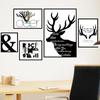 Adesivos de Parede Forma Simples Sala de Estar Quarto Moda Adesivos Decorativos de Parede Efeito Moldura de Foto Cang Sheng Criativo